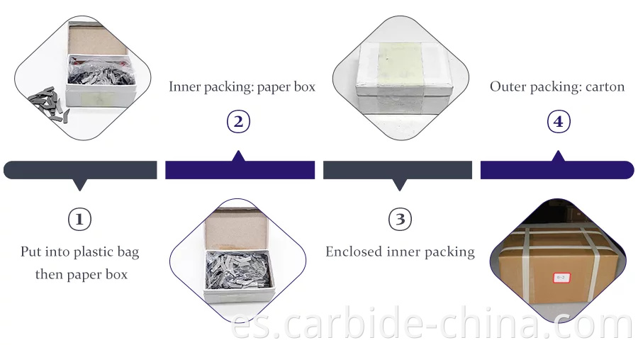 package for carbide ski pole tip